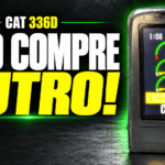 Reparo de painel monitor Caterpillar 336D: display escuro e falhas na imagem